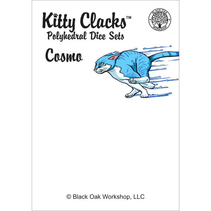 KITTY CLACKS 7 PC DICE SET: COSMO