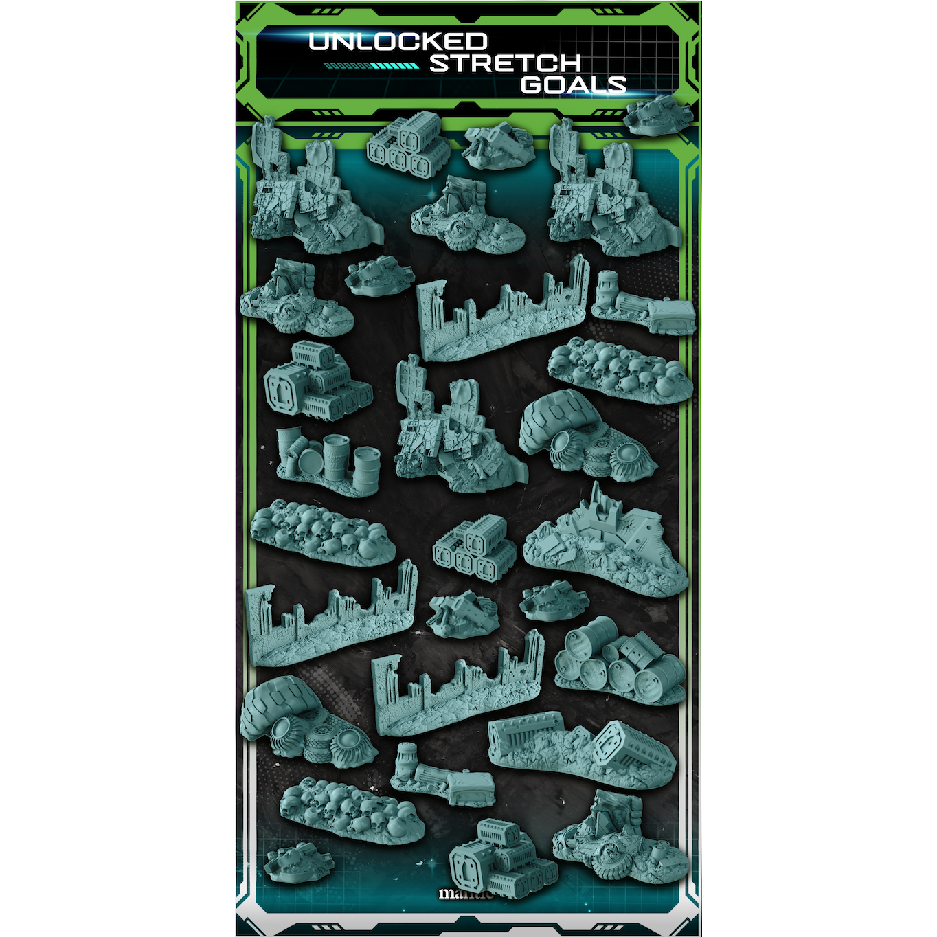 TERRAIN CRATE BATTLEFIELD SCATTER CRATE (SCI-FI)