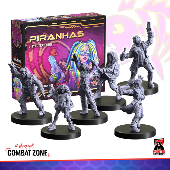CYBERPUNK RED COMBAT ZONE: PIRANHAS STARTER BOX