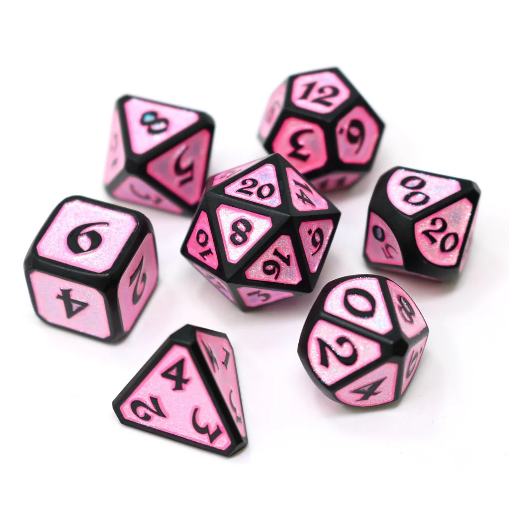 MYTHICA APHRODITE RPG 7PC METAL DICE SET