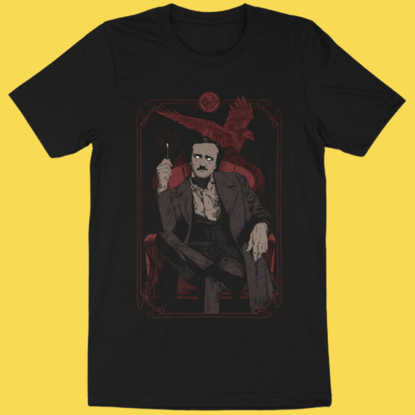 MASTER OF THE MACABRE EDGAR ALLAN POE TSHIRT