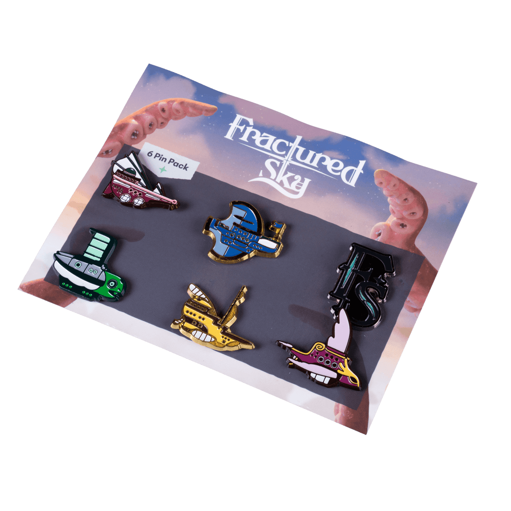 FRACTURED SKY AIRSHIP PIN SET