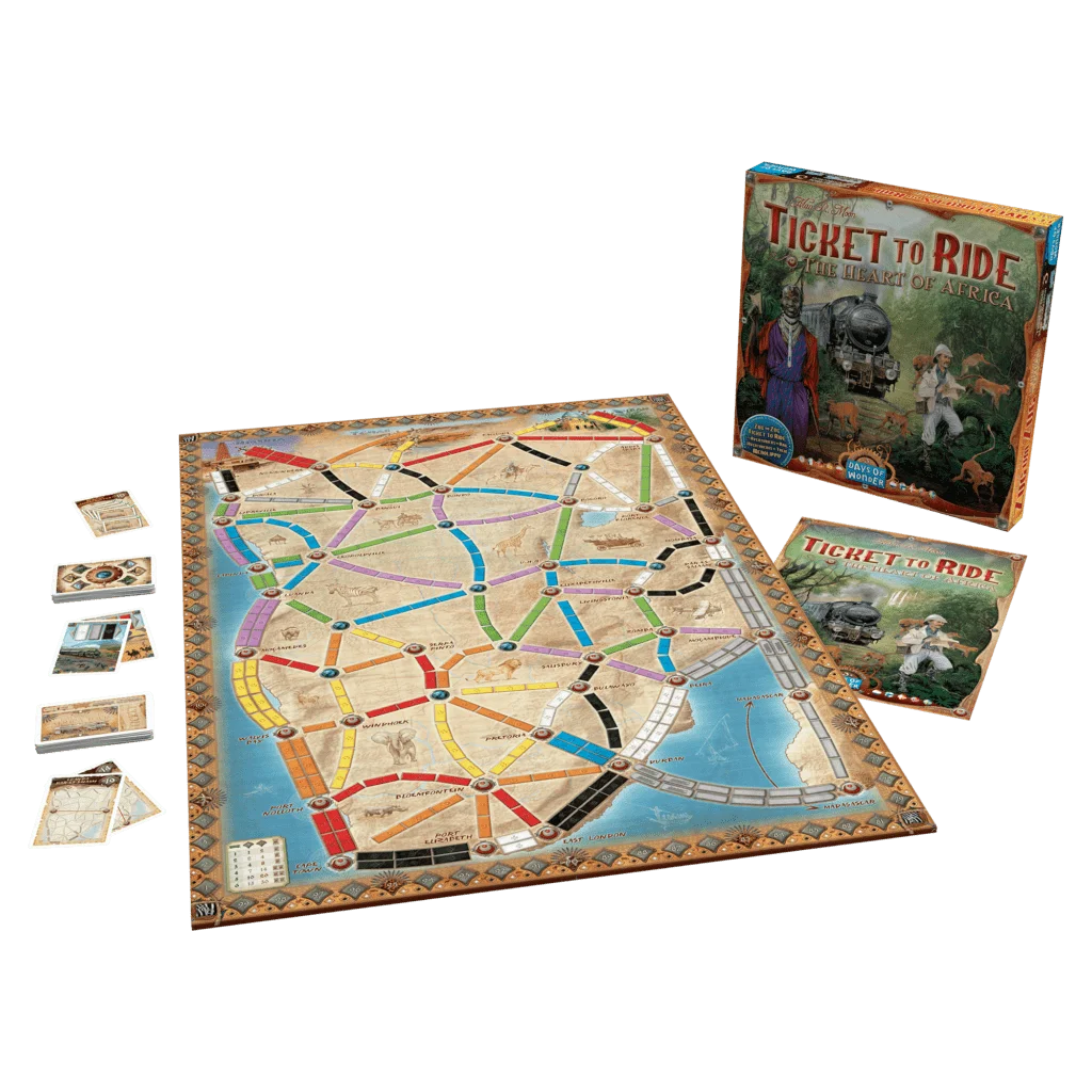TICKET TO RIDE HEART OF AFRICA (MAP COLLECTION 3)