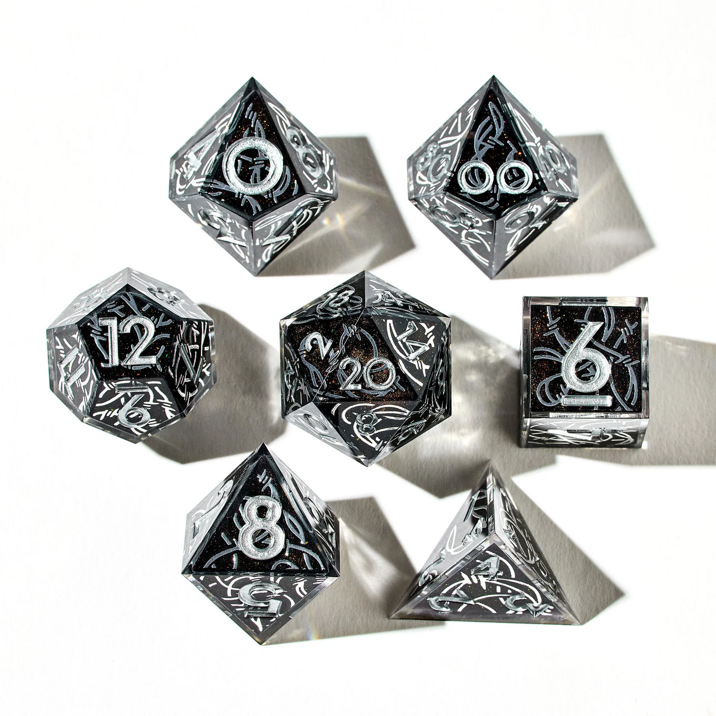 DISPEL DO NOT CROSS ICONIC 7PC DICE SET