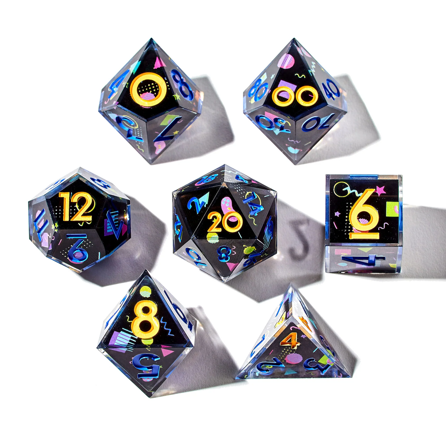 DISPEL THE POWER GLOVE 7PC DICE SET