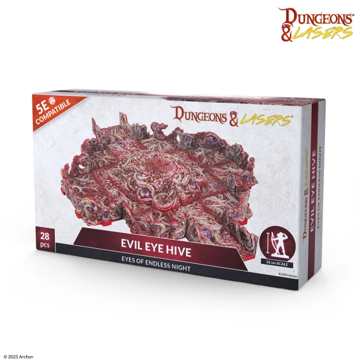 DUNGEONS & LASERS EVIL EYE HIVE HALF-HEIGHT WALLS