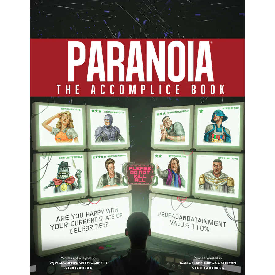 PARANOIA RPG: THE ACCOMPLICE BOOK