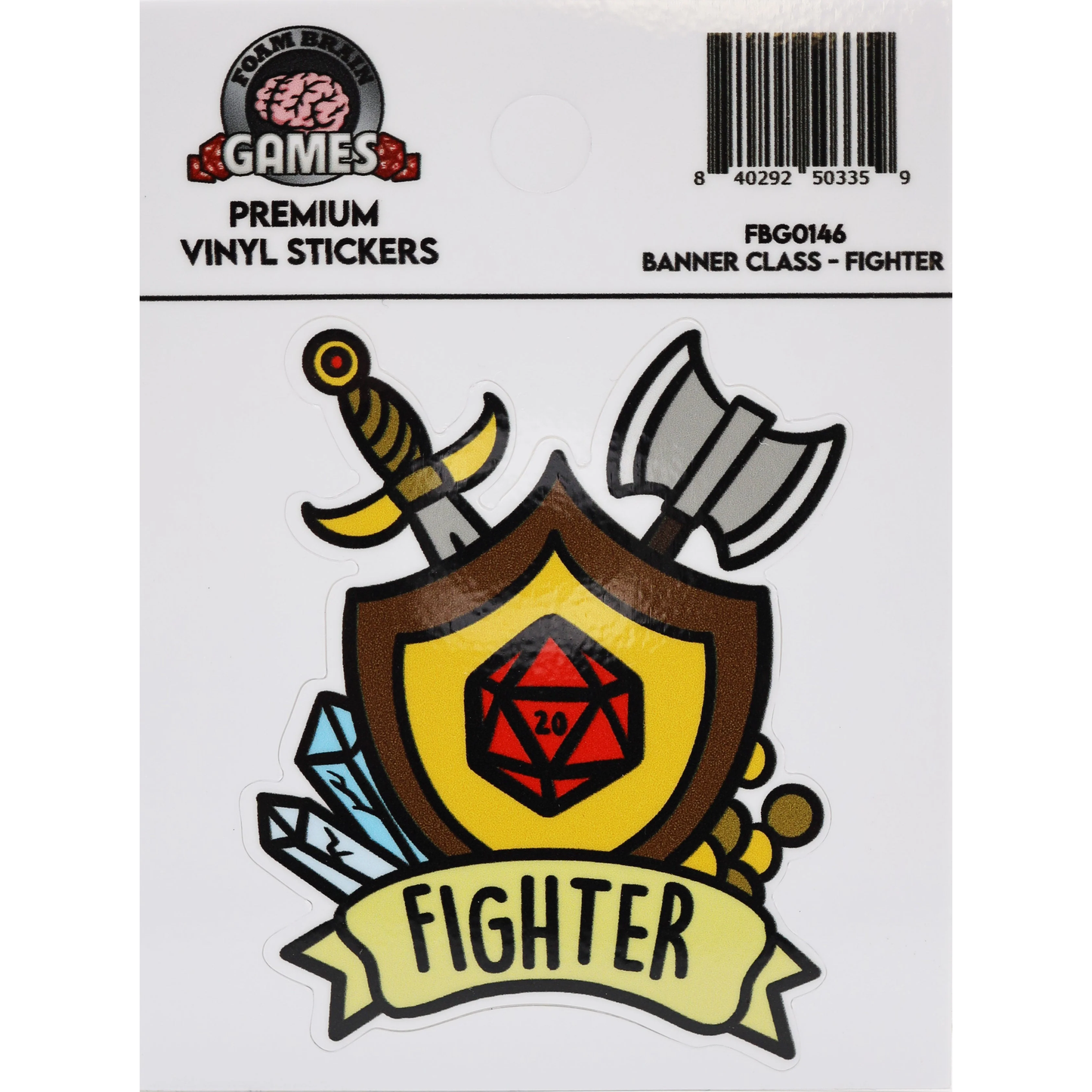 CLASS STICKER: FIGHTER