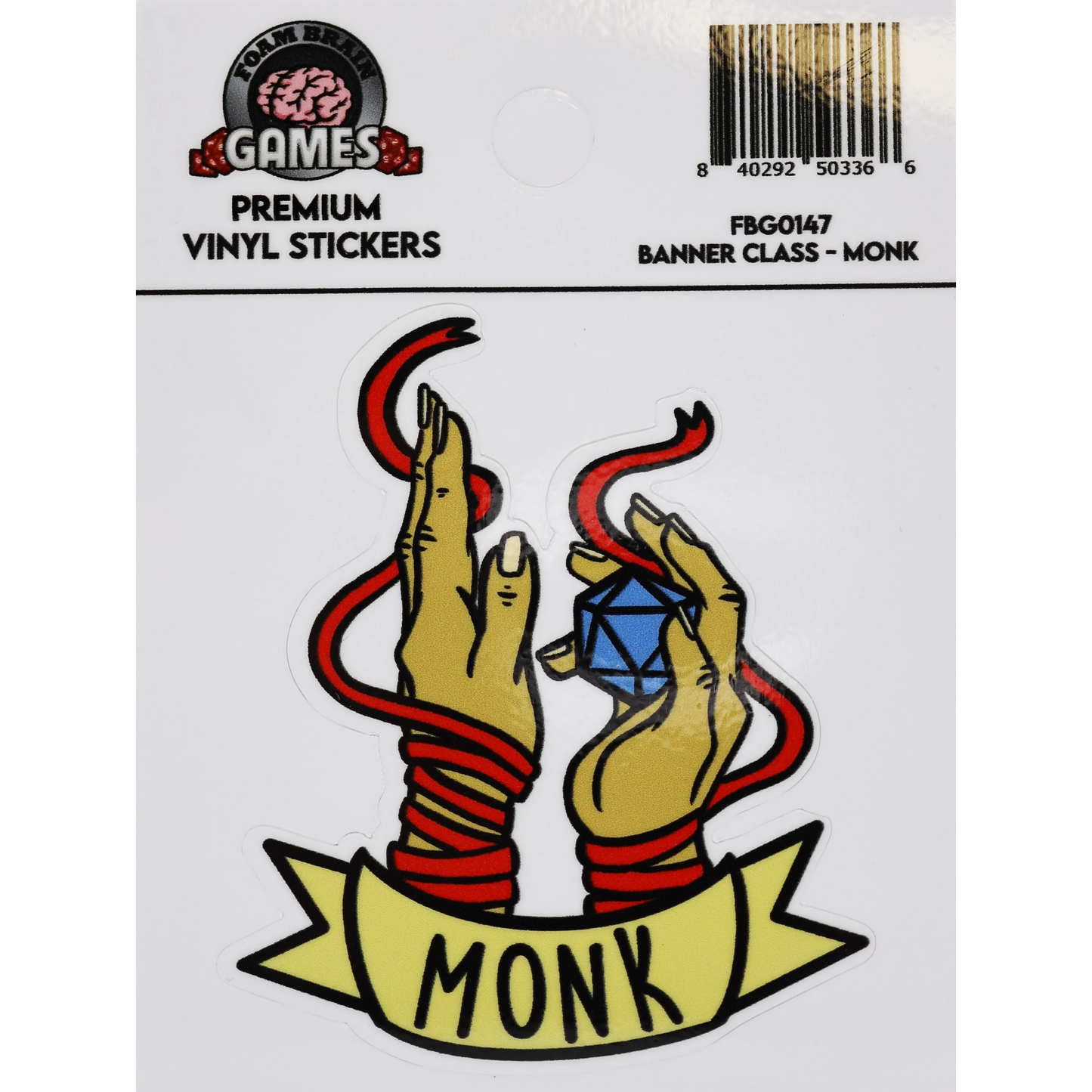 CLASS STICKER: MONK