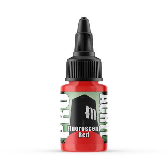 PRO ACRYL FLUORESCENT RED
