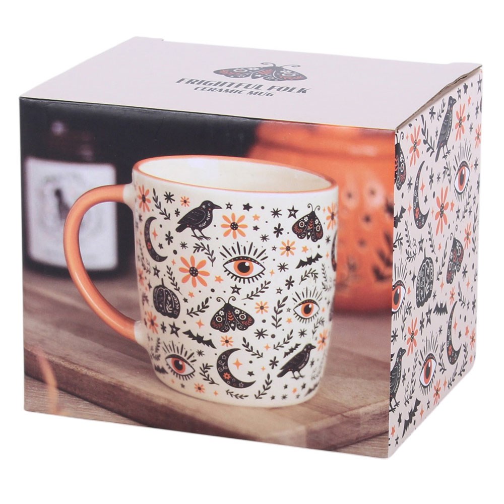 FRIGHTFUL FOLK PRINT MUG