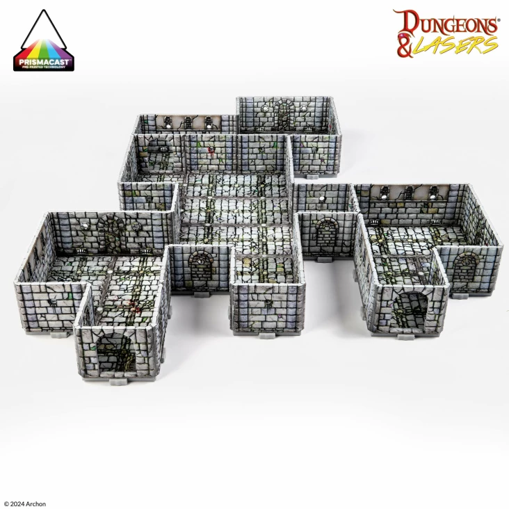 DUNGEONS & LASERS PRE-PAINTED FANTASY DUNGEON