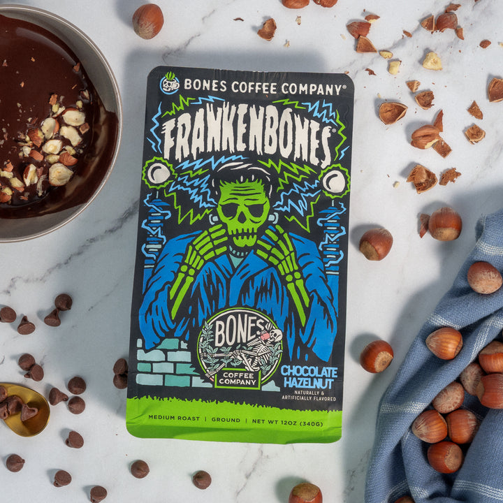 BONES COFFEE FRANKENBONES 12OZ GROUND COFFEE