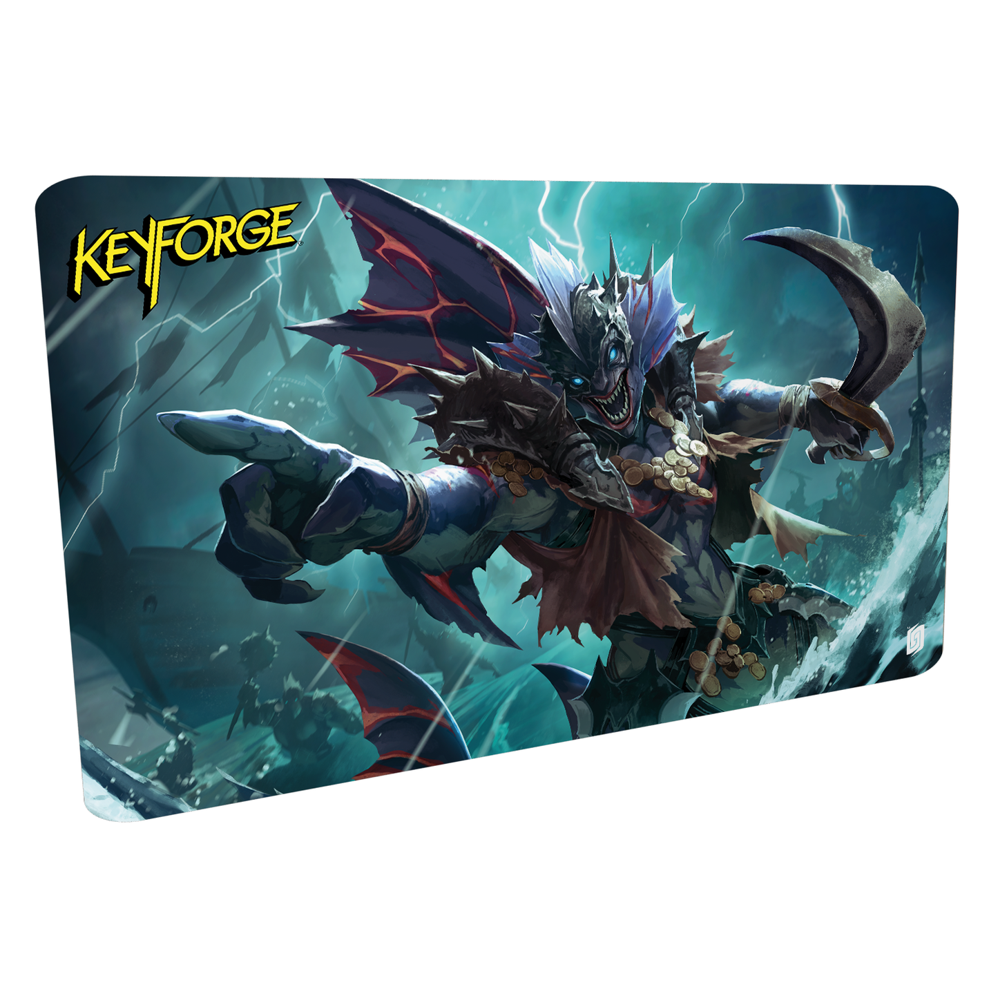 KEYFORGE GRIM REMINDERS INROAD FROM THE SEA PLAYMAT (UNFATHOMABLE)