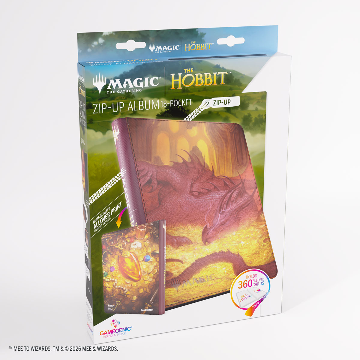 MAGIC THE GATHERING THE HOBBIT ZIP-UP ALBUM 18 POCKET