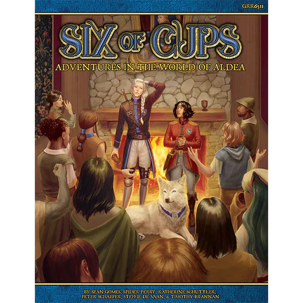 BLUE ROSE SIX OF CUPS