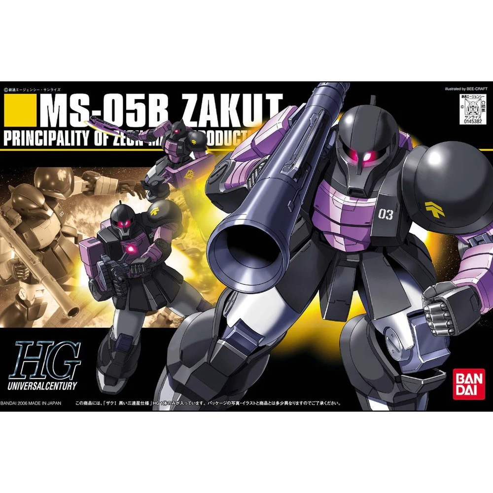 GUNDAM ZAKU I BLACK TRISTAR