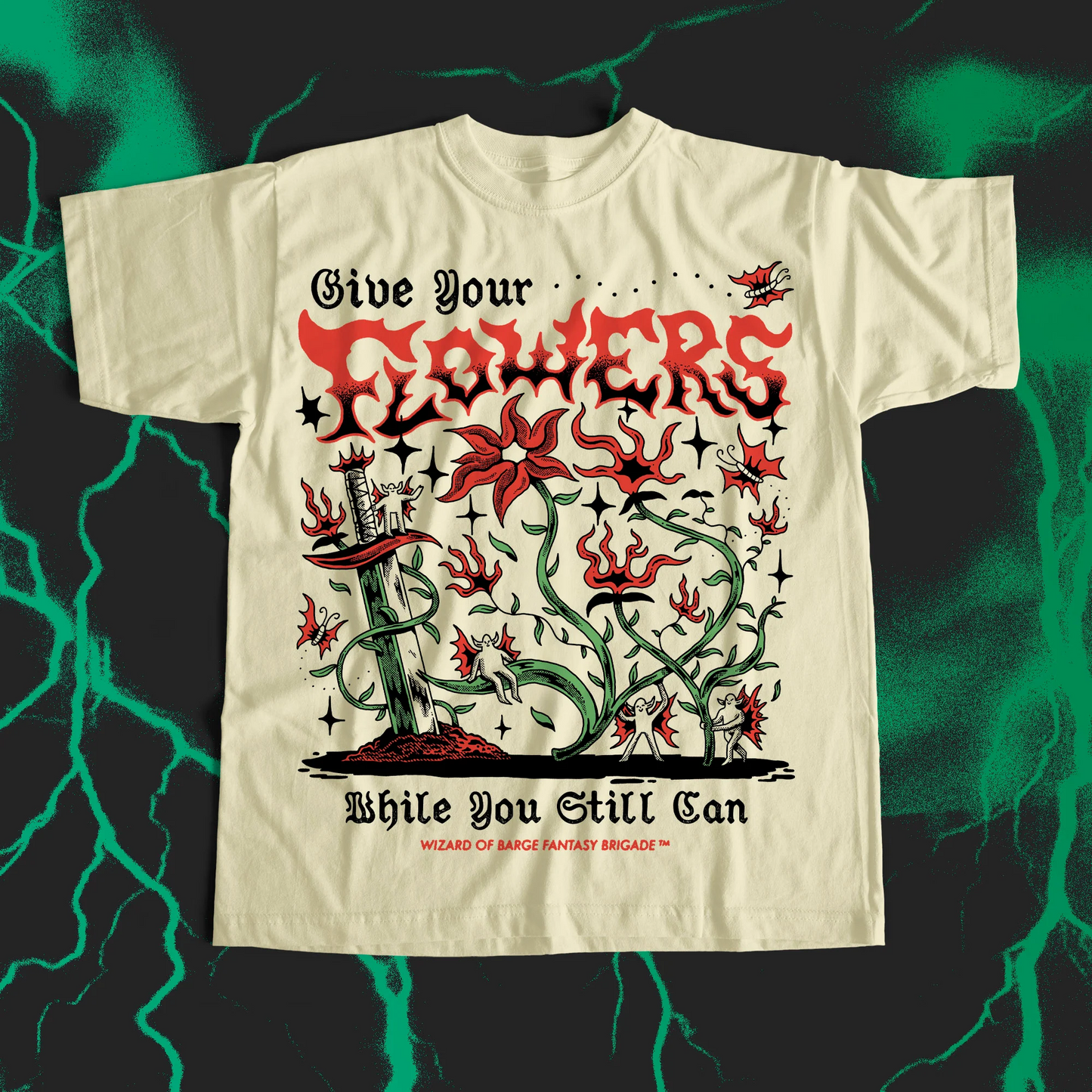 GIVE YOUR FLOWERS TEE