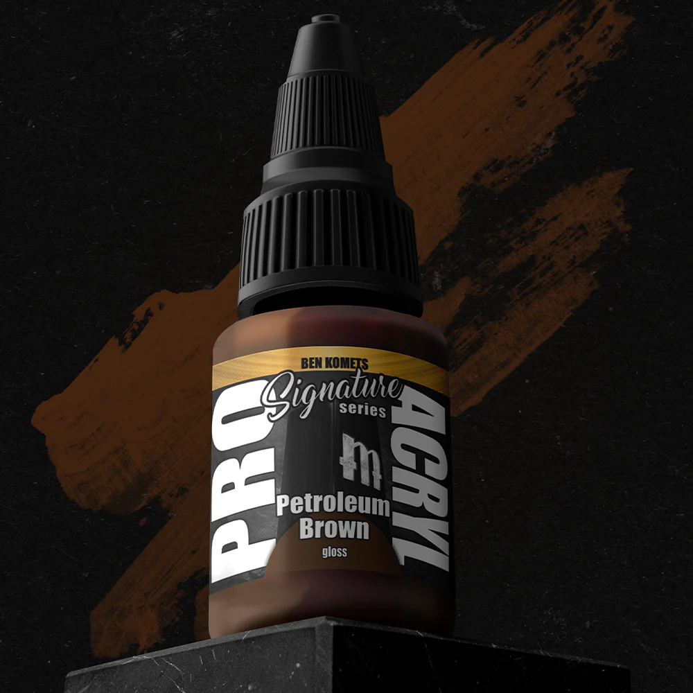 PRO ACRYL SIGNATURE SERIES BEN KOMETS PETROLEUM BROWN (GLOSS)