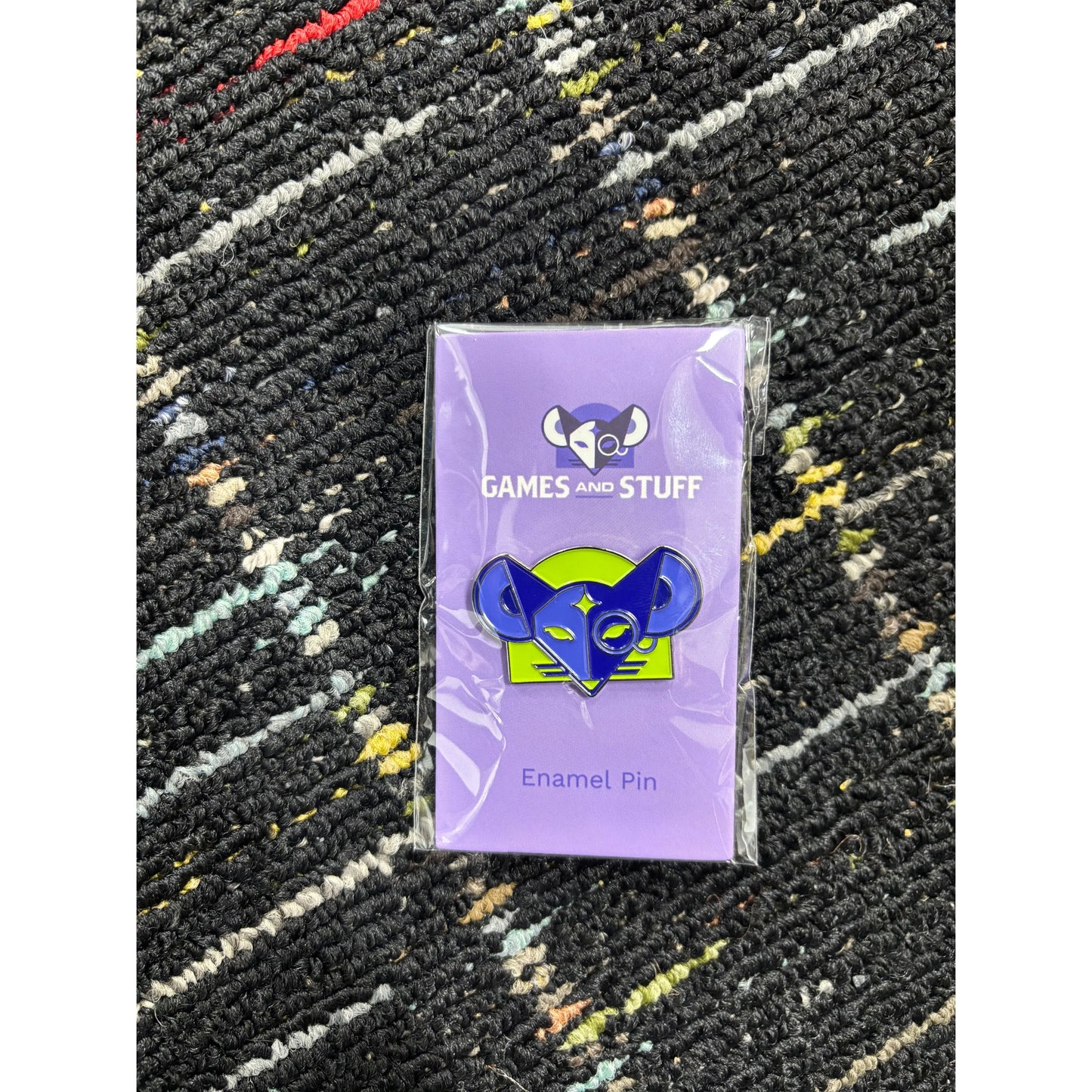 GAMES AND STUFF ENAMEL MISCHIEF PIN