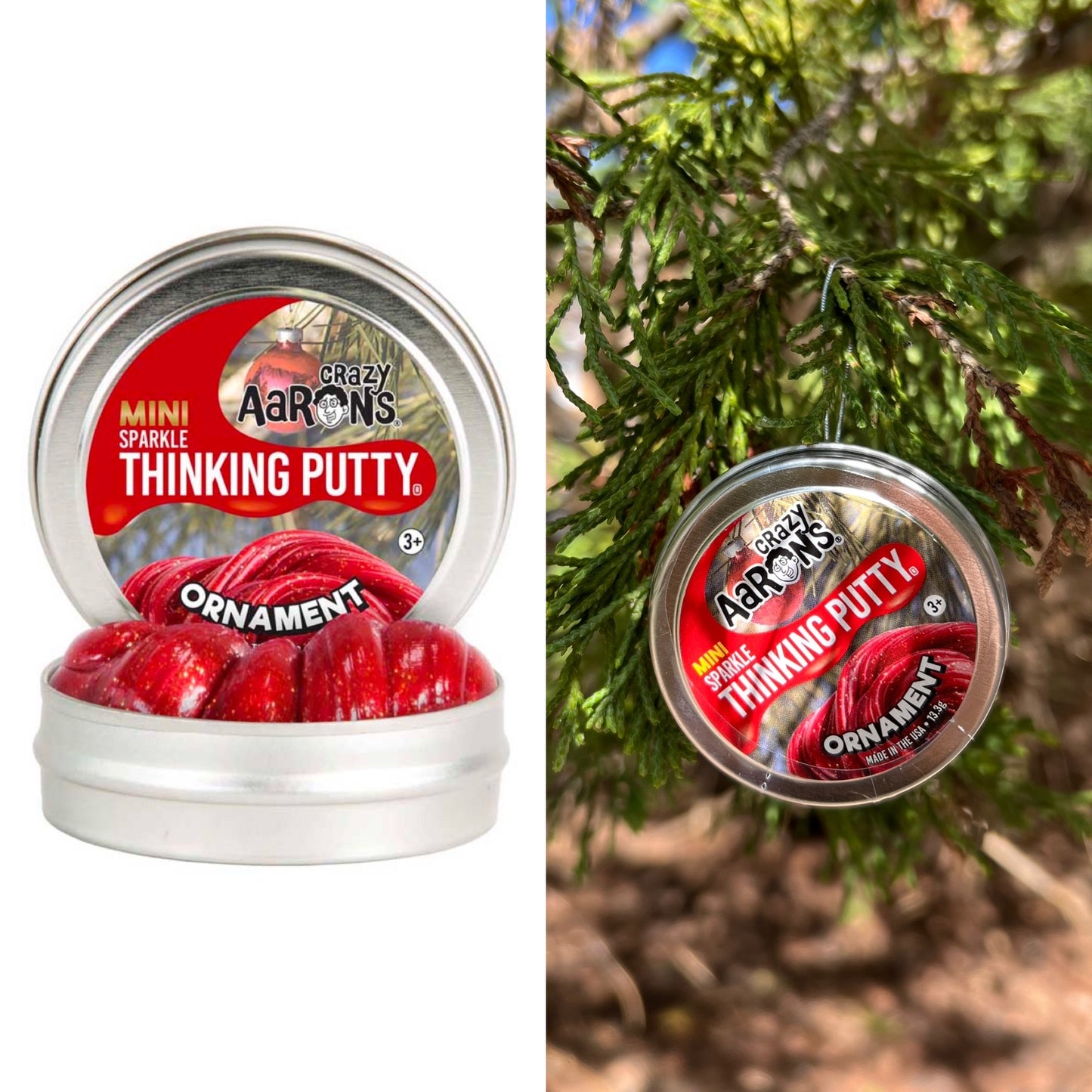 CRAZY AARON'S MINI HOLIDAY THINKING PUTTY
