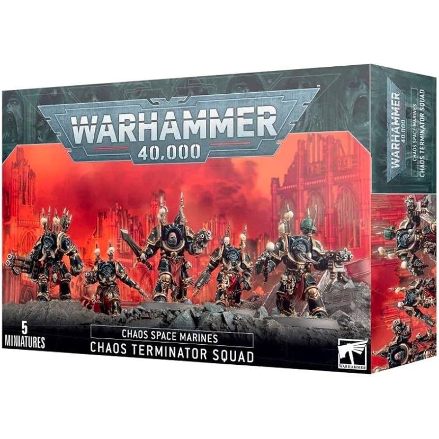 CHAOS SPACE MARINES CHAOS TERMINATOR SQUAD