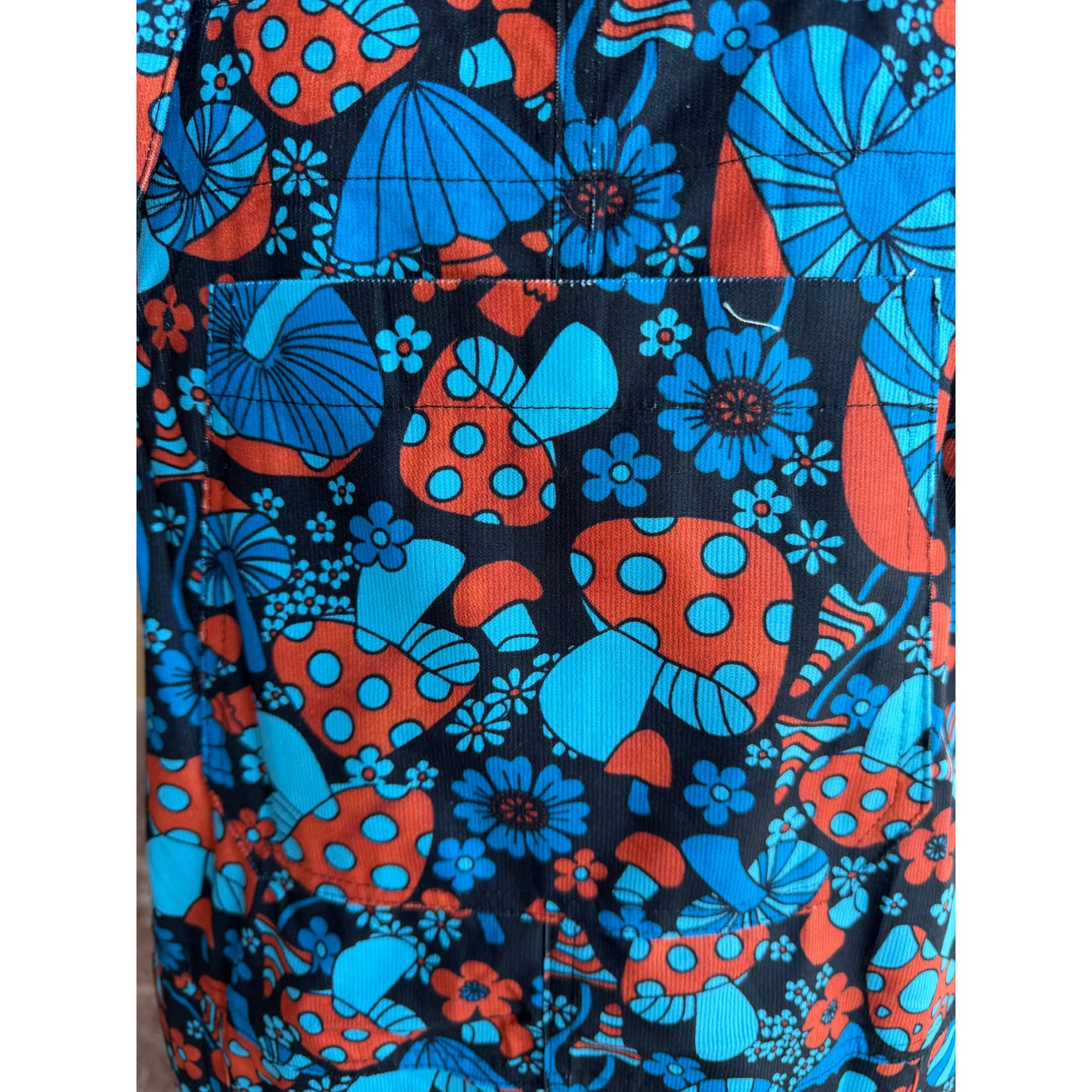 RETRO MUSHROOM OVERALLS