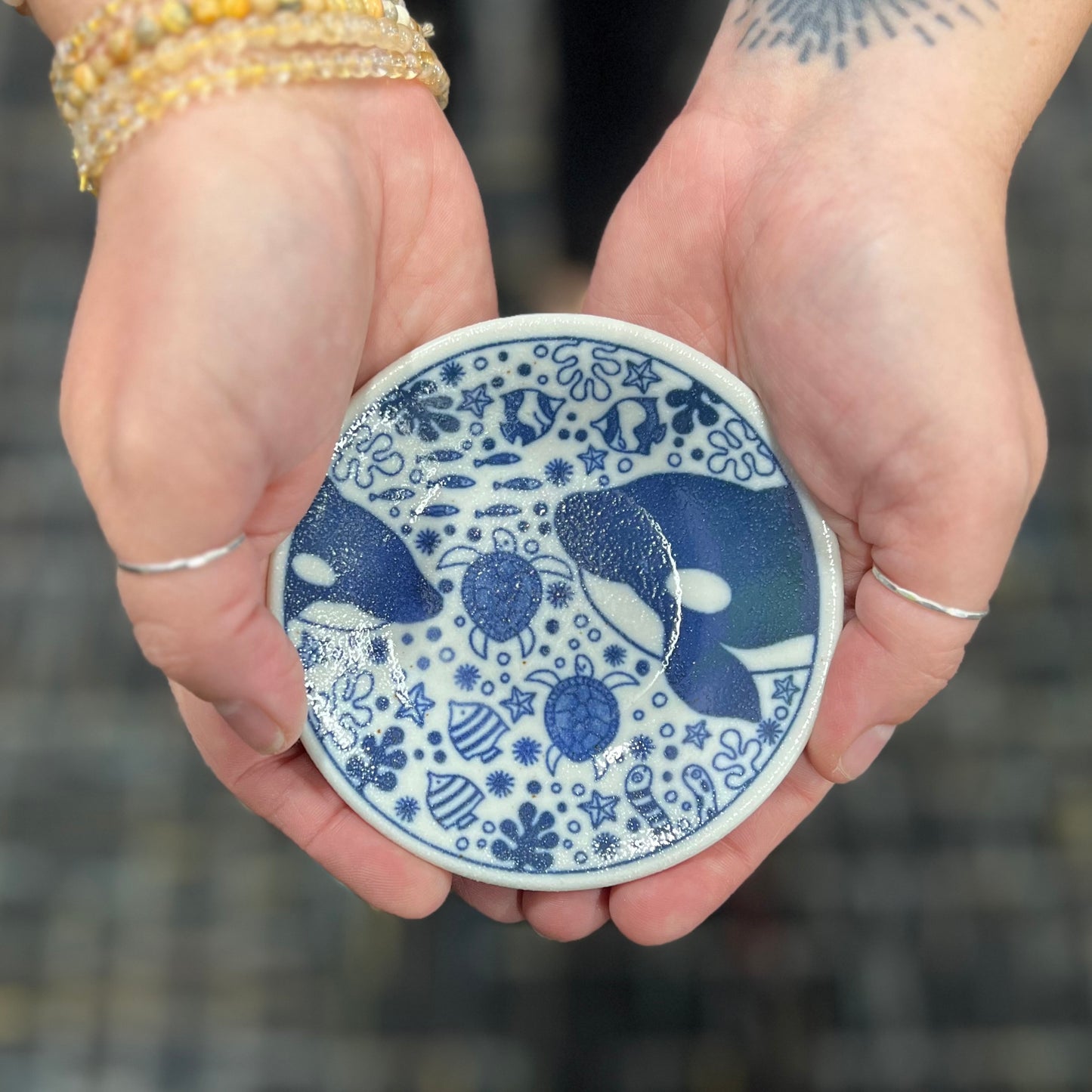 MARINE ANIMALS TRINKET DISH