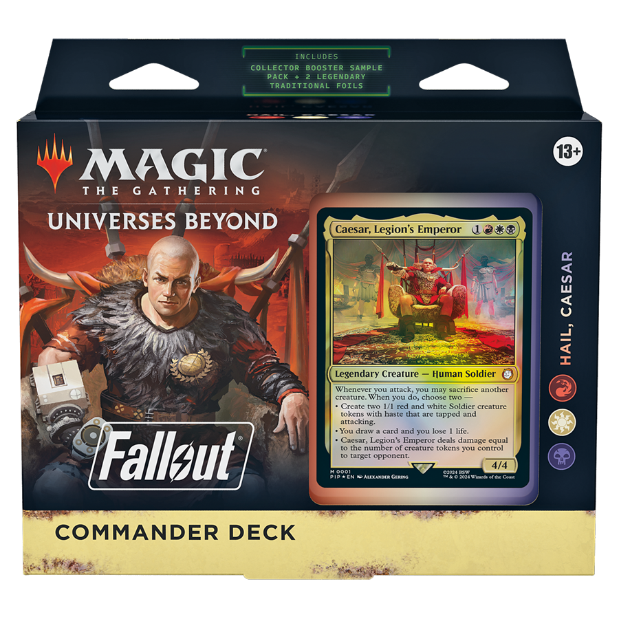 UNIVERSES BEYOND: FALLOUT HAIL, CAESAR COMMANDER DECK