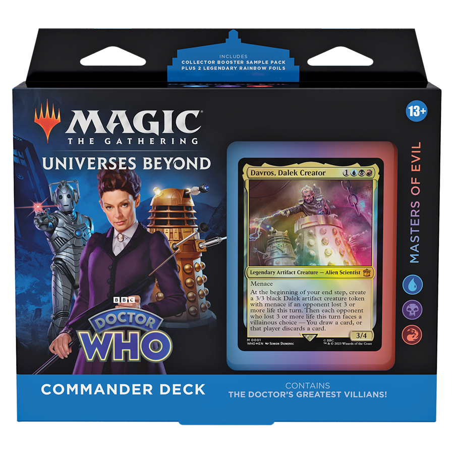 UNIVERSES BEYOND: DOCTOR WHO MASTERS OF EVIL COMMANDER DECK
