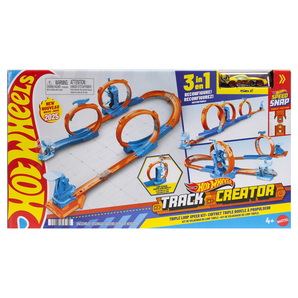 HOT WHEELS TRACK CREATOR - TRIPLE LOOP KIT
