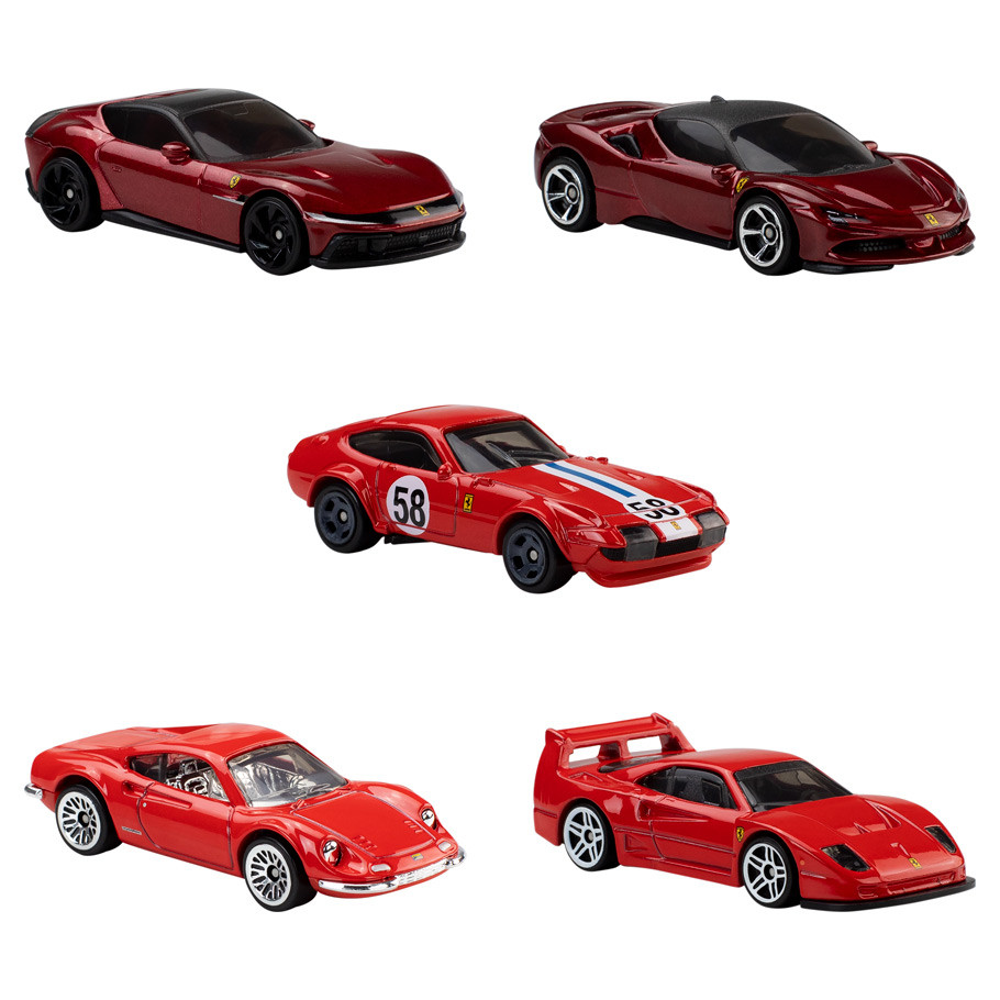 HOT WHEELS FERRARI 5 PACK