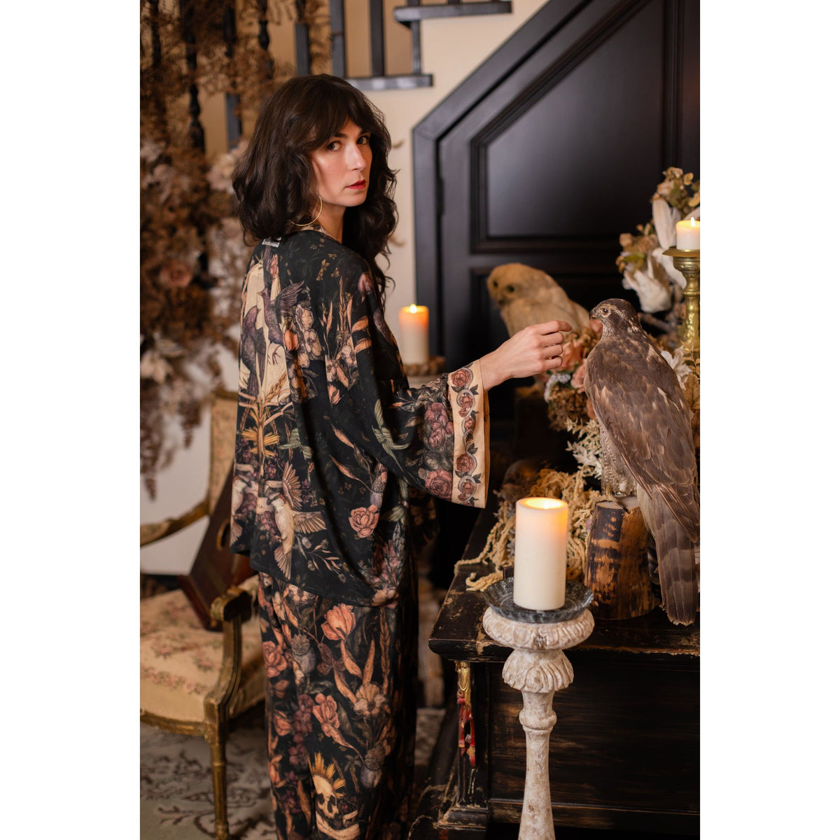 MOMENTO MORI PIXIE DUSTER CROP KIMONO BY MARKET OF STARS