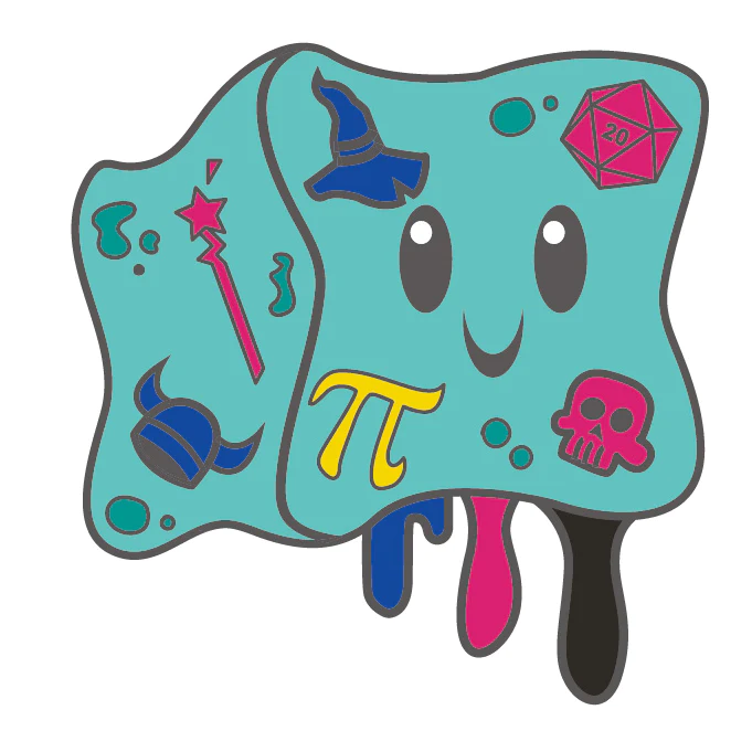 JELLY CUBE PRIDE PIN - POLYAMORY