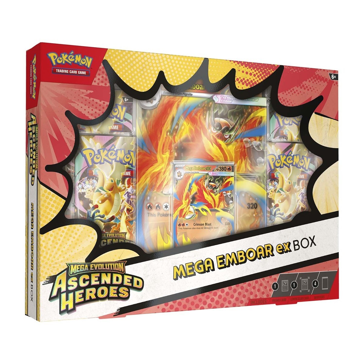 MEGA EVOLUTION-ASCENDED HEROES MEGA EMBOAR EX BOX (LIMIT 1 PER CUSTOMER)