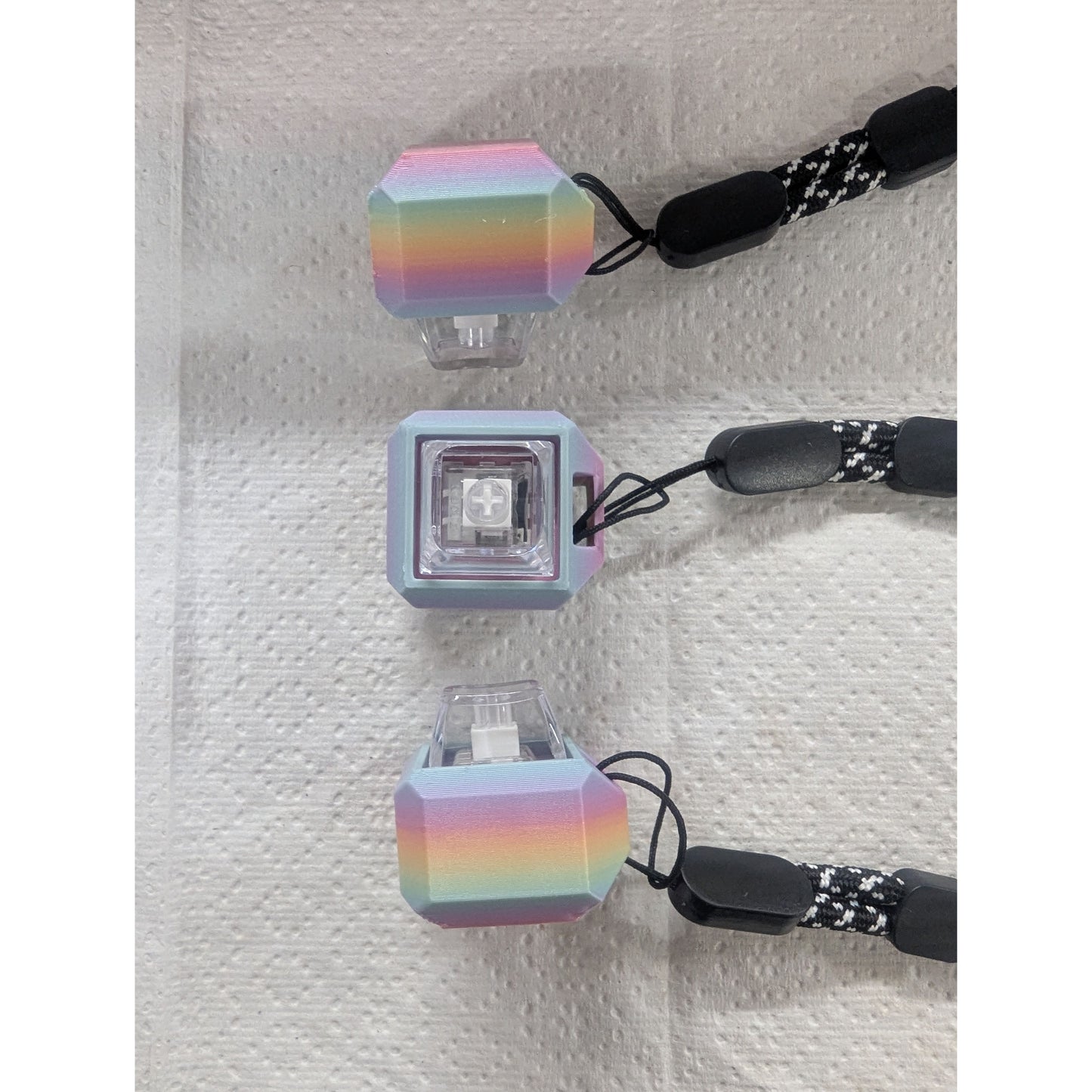 CLEAR RAINBOW ONE KEY CLICKER