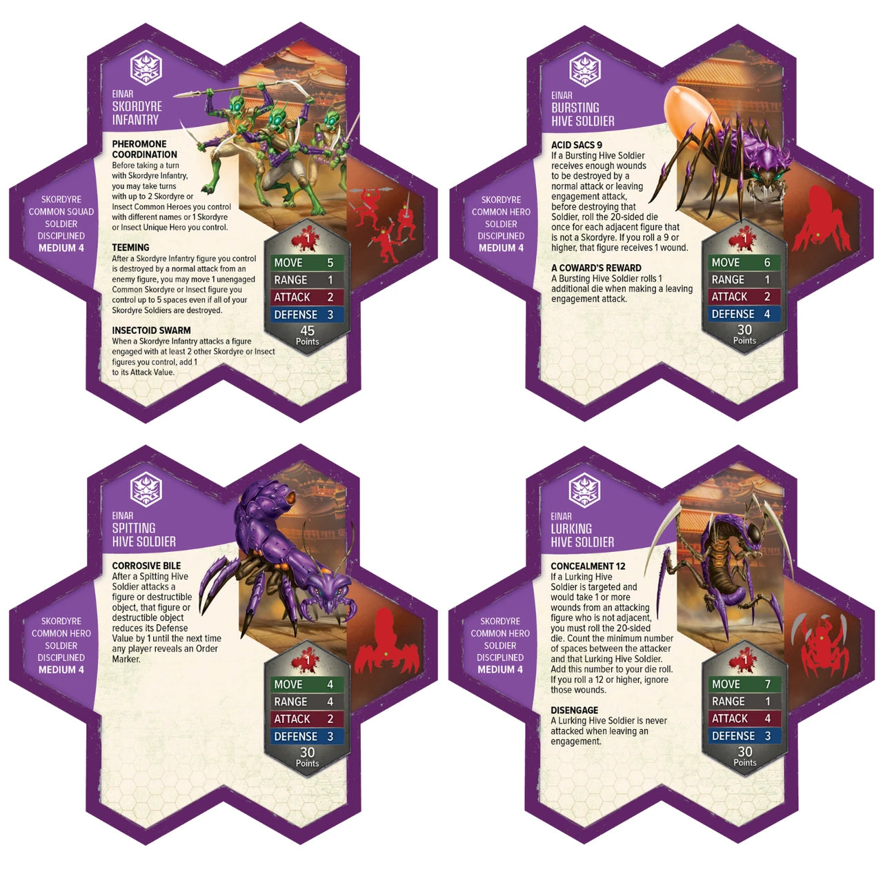 HEROSCAPE THORMUN'S THUNDER PREMIUM PAINTED EDITION SKORDYRE SOLDIERS