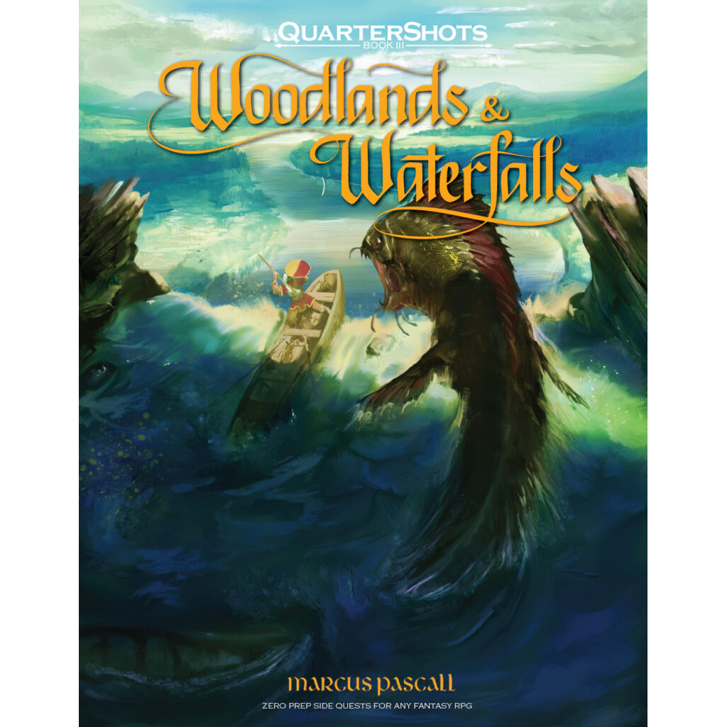 QUARTERSHOTS RPG: WOODLANDS & WATERFALLS