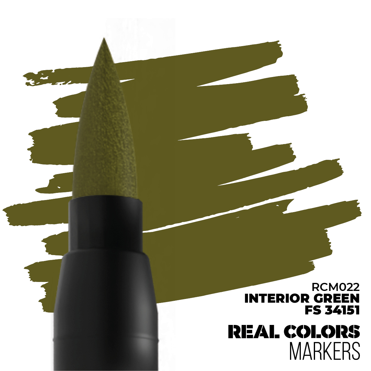 REAL COLORS ACRYLIC PAINT MARKER INTERIOR GREEN FS34151