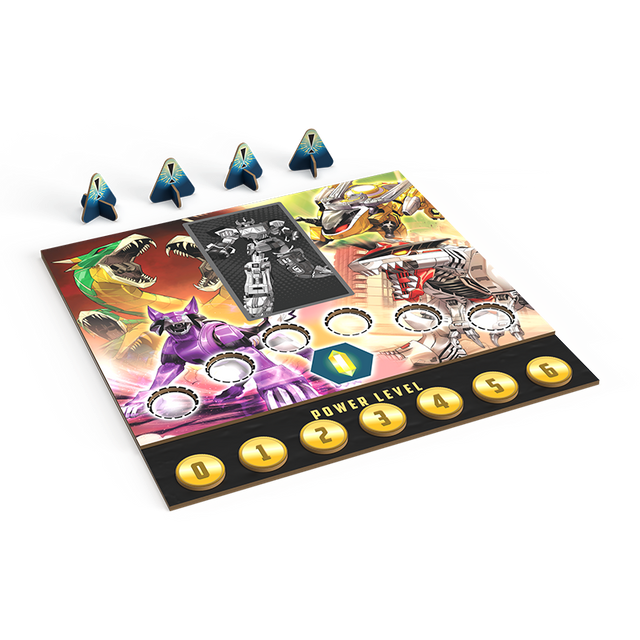 POWER RANGERS HEROES OF THE GRID POWER BOARD, UPGRADE TOKENS & ERRATA PACK