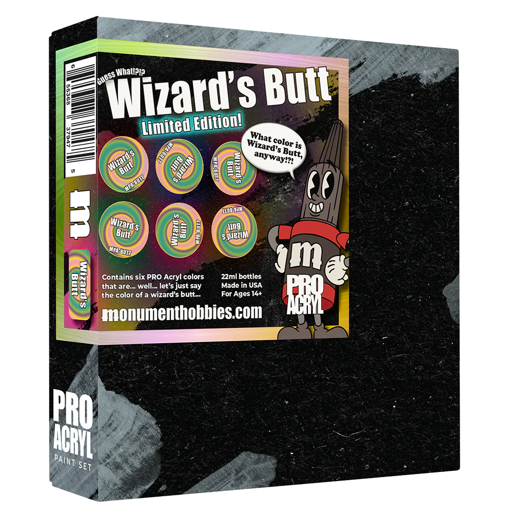 PRO ACRYL WIZARD'S BUTT PAINT SET