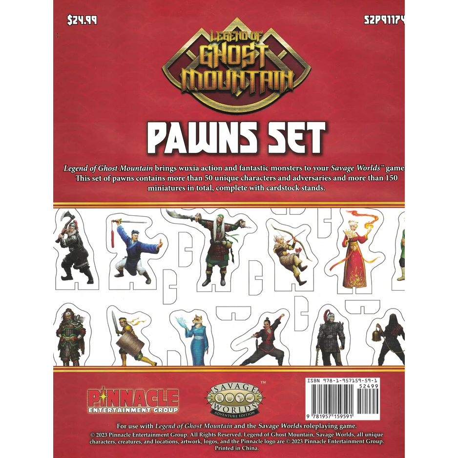 SAVAGE WORLDS: LEGEND OF GHOST MOUNTAIN PAWNS