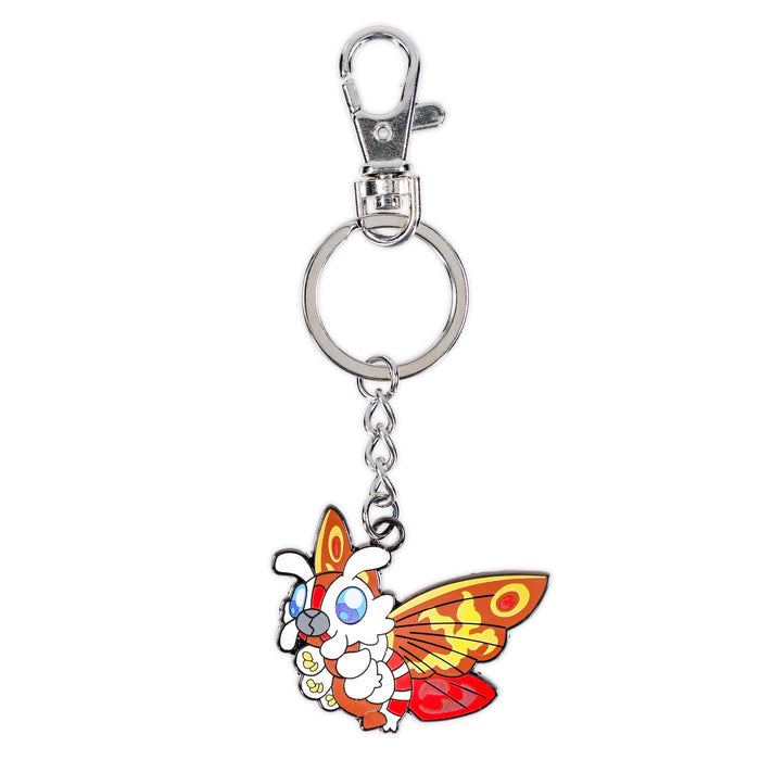 GODZILLA MOTHRA ENAMEL KEYCHAIN
