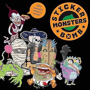 STICKERBOMB MONSTERS STICKER BOOK