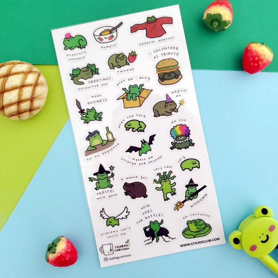 WHAT ARE FROGS? STICKER SHEET