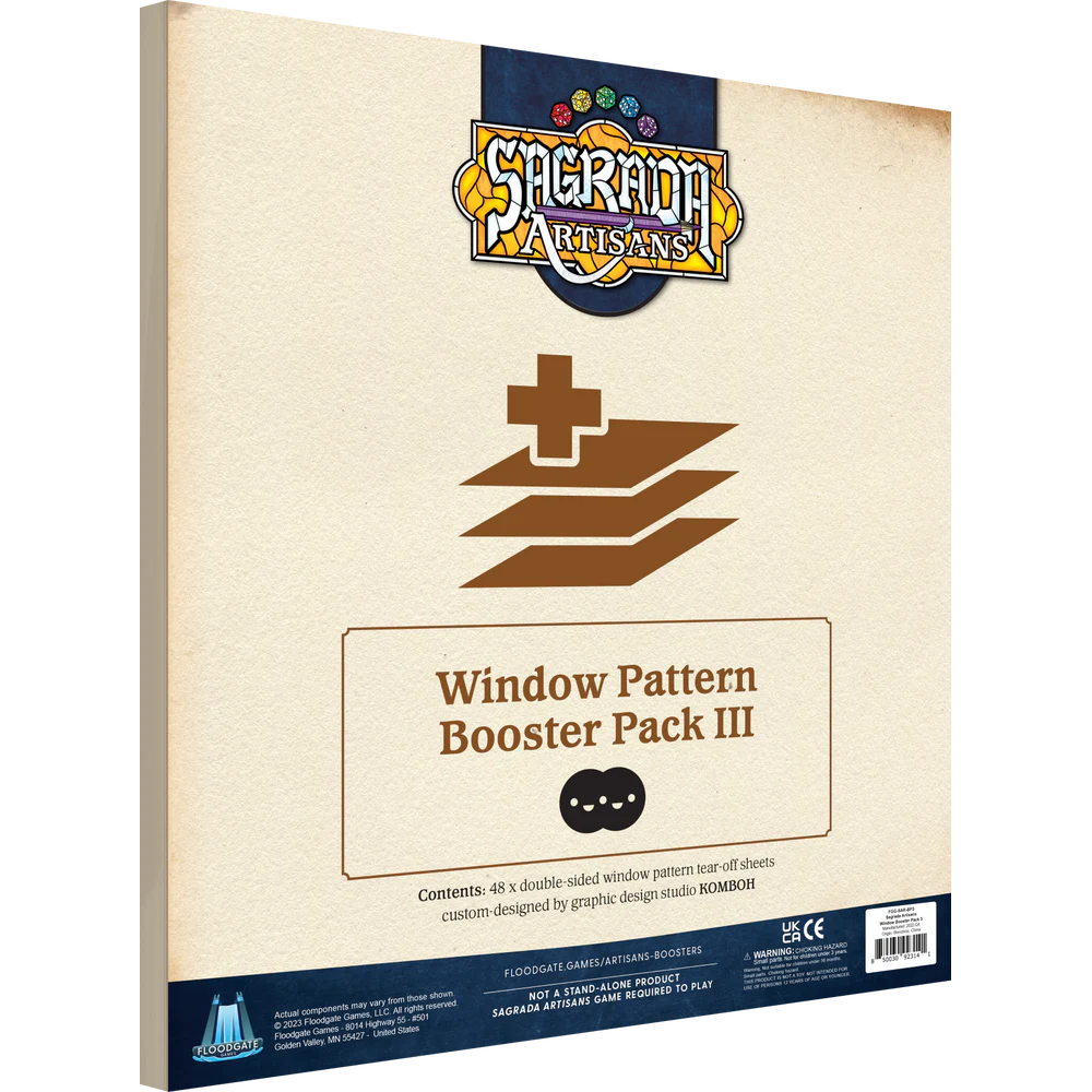 SAGRADA ARTISANS WINDOW BOOSTER PACK 3