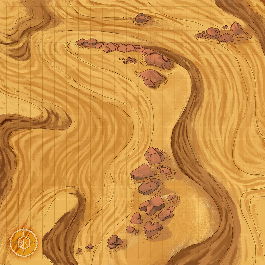 BATTLECLOTH MAP: SANDY DUNES