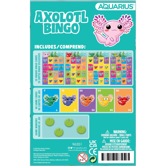 AXOLOTL FAMILY BINGO