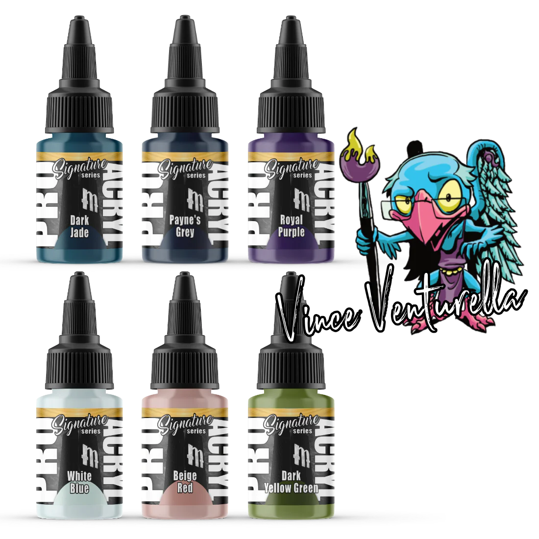 PRO ACRYL SIGNATURE SERIES 1 VINCE VENTURELLA PAINT SET