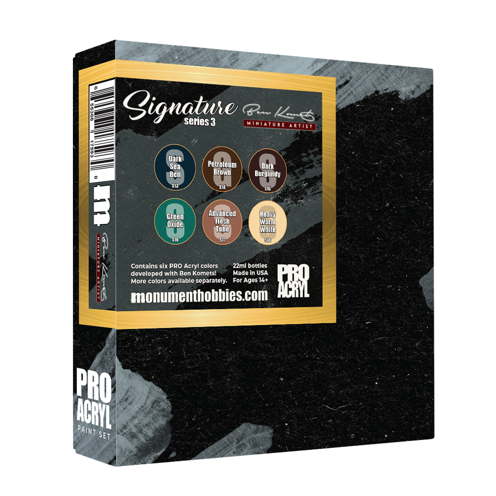 PRO ACRYL SIGNATURE SERIES 3 BEN KOMETS PAINT SET